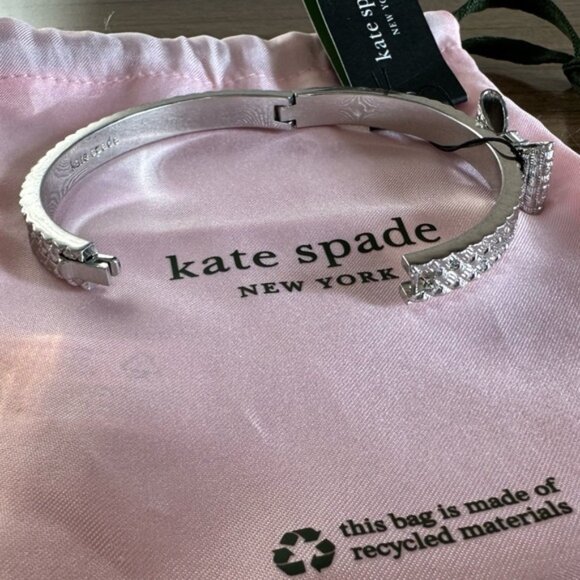 NWT - Kate Spade New York Bow Bangle Bracelet - Picture 6 of 10